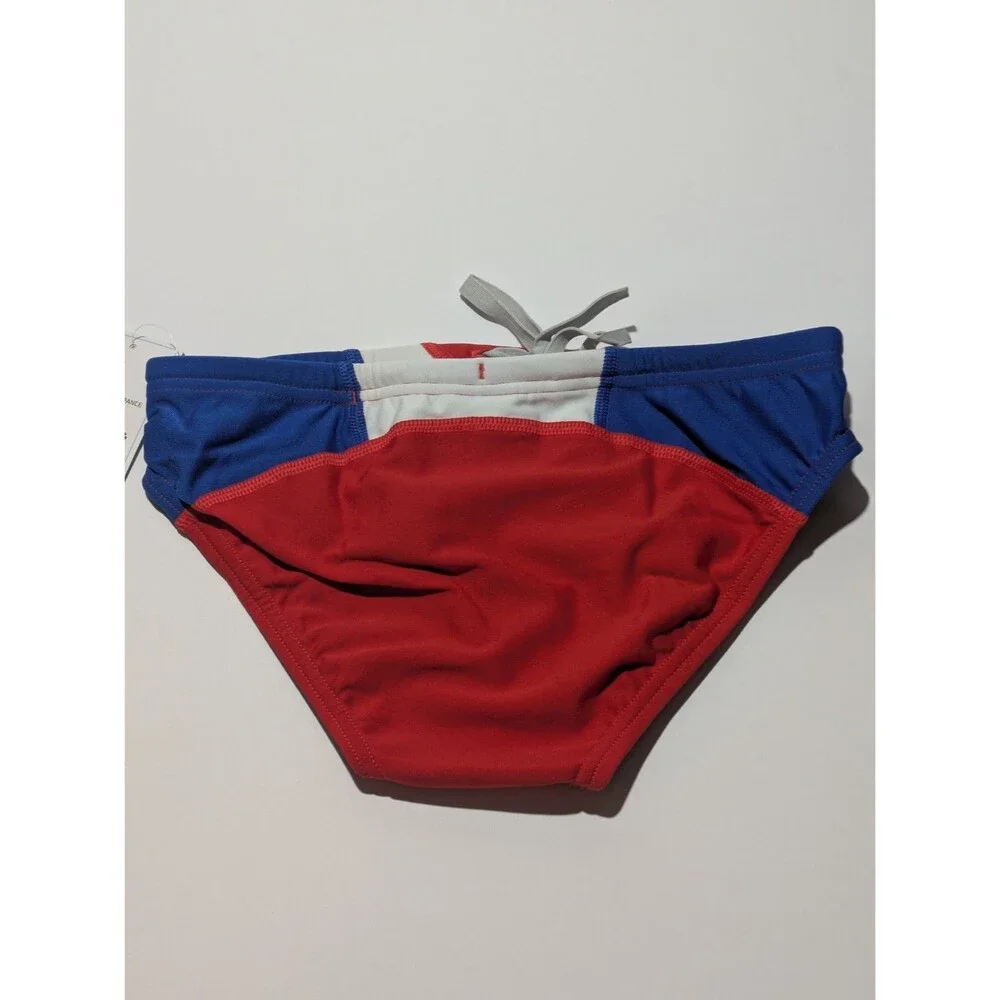 Speedo Eco Endurance Swim Brief High Risk Red Competition Swimsuit Men's Size 28